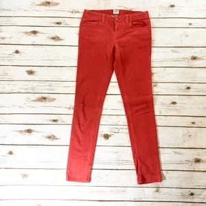 Mossimo red corduroy skinny pants